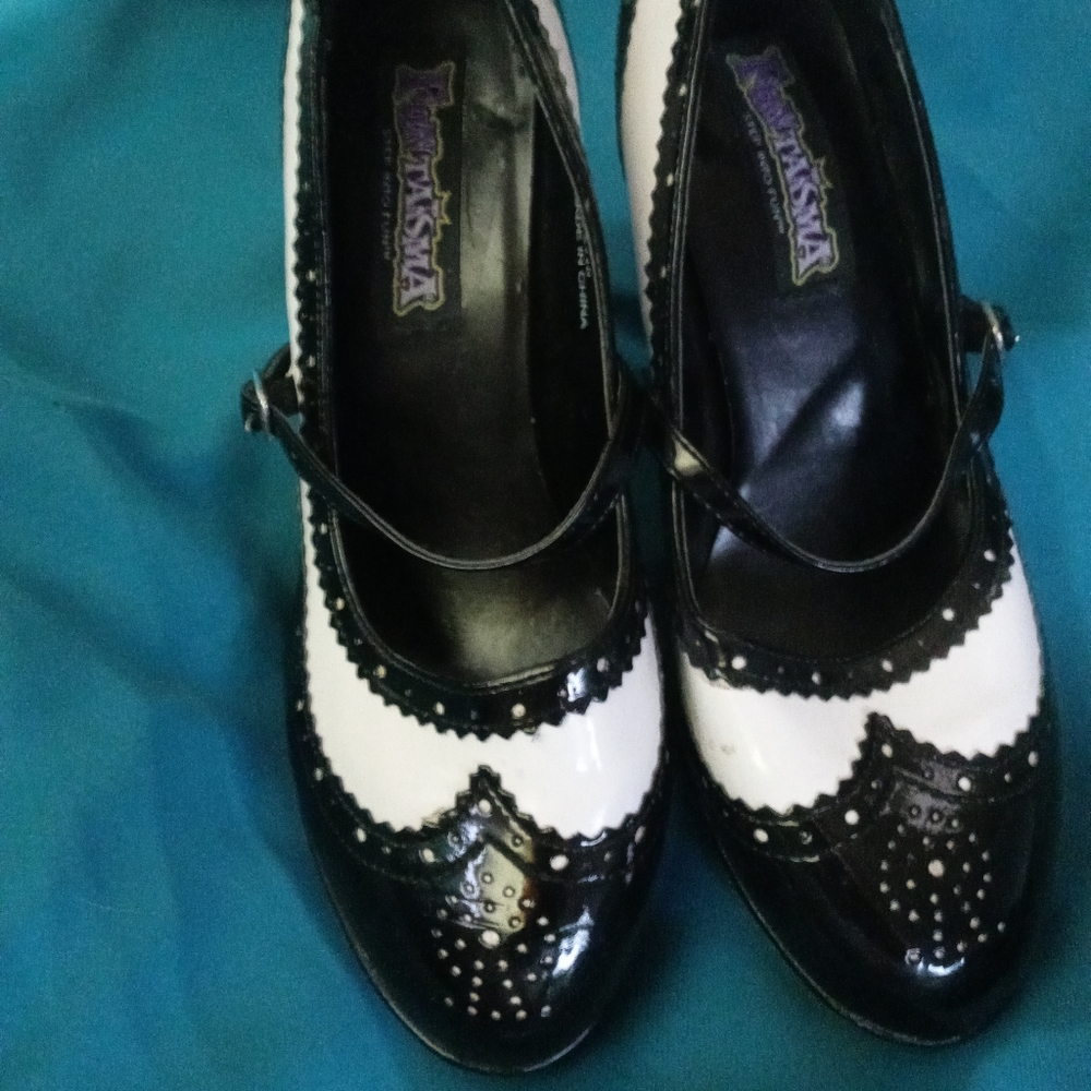 CONTESSA-06, 4 inch Gangster or Flapper Mary Jane Shoes